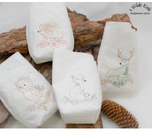 Stickserie ITH - Lichtbeutel Waldtiere LineArt